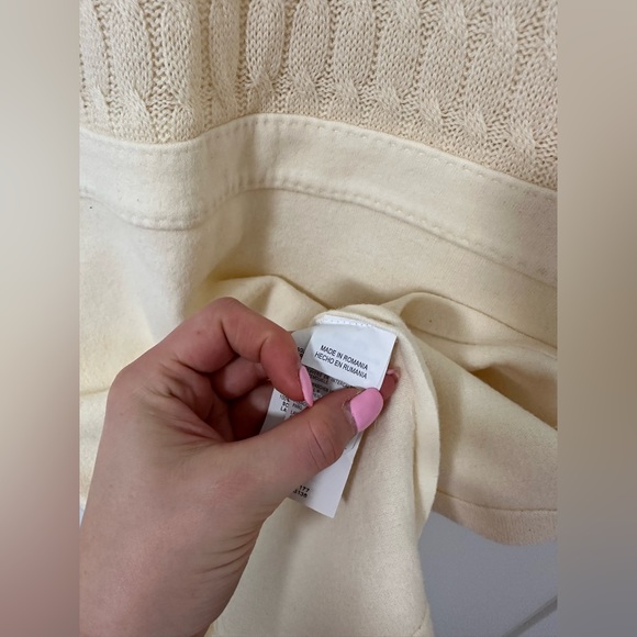 MaxMara sleeveless knit dress, gorgeous cream colour, 100% wool, size L - Picture 6 of 9